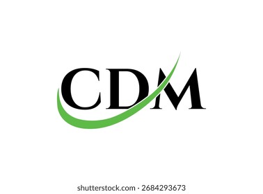 CDM Letter Modern  Monogram Logo | Minimal Initials Icon Design.