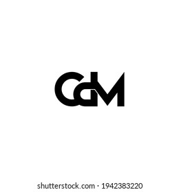 cdm letter original monogram logo design