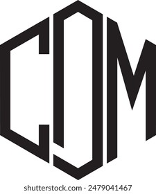 CDM POLYGON LOGO DESIGN, icon, symbol, vector file 