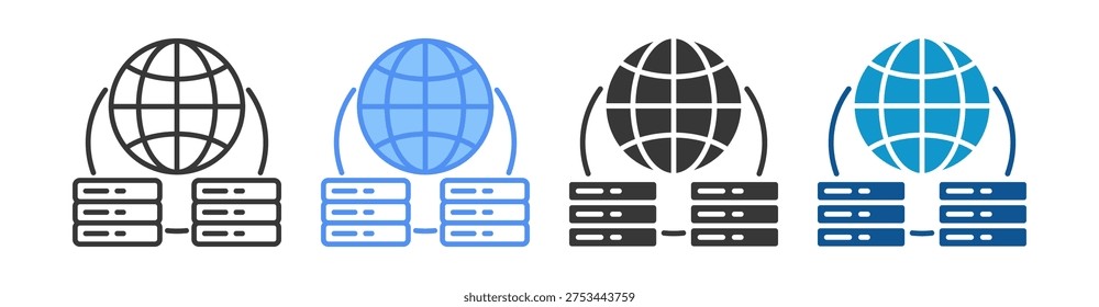 Cdn Icon Set Multiple Style Collection