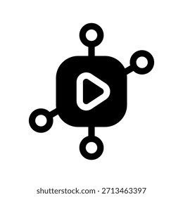 Cdn Icon Vector Symbol Design Illustration