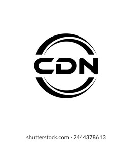 CDN Letter Logo Design, Inspiration for a Unique Identity. Modern Elegance and Creative Design. Watermark Your Success with the Striking this Logo.