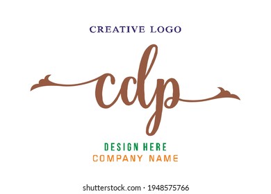 El logotipo de grabado CDP es sencillo, fácil de entender y autorizado