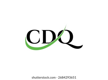 CDQ Letter Modern  Monogram Logo | Minimal Initials Icon Design.