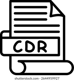 Formato de arquivo de design de vetor CDR CorelDRAW