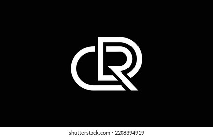 CDR CRD Letter Initial Logo Design Template Vector Illustration