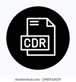 CDR-Dateiformat-Vektorgrafik-Symbol, 