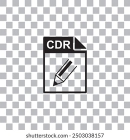 cdr file icon , document icon