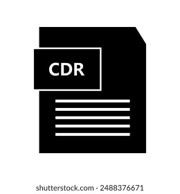 CDR-Dateisymbol im Hintergrund dargestellt