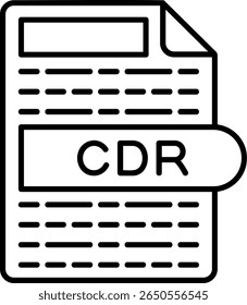 CDR Filled Style Icon Design