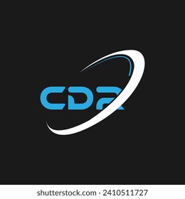 CDR-Logo Logo-Design. Initiale CDR Logo verbunden mit Kreis und Großbuchstabe Monogramm Logo. CDR-Typografie für Technologie-, Geschäfts- und Immobilienmarken-Logo-Design