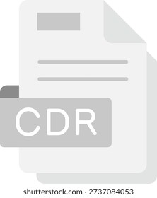 Cdr Line vector Icon Design