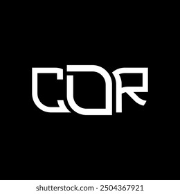 CDR logo design, CDR simple and modern logo. CDR luxurious alphabet design  