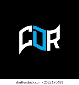 CDR logo design, CDR simple and modern logo. CDR luxurious alphabet design  