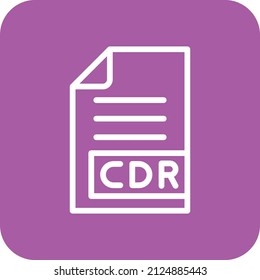 CDR-Vektorsymbol-Design-Illustration