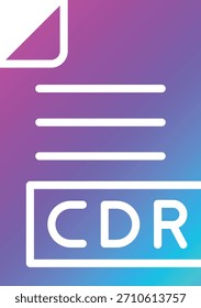 Ilustración de diseño de icono de Vector CDR