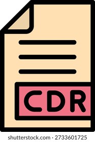 CDR Vector Icon Design Illustration