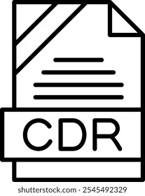 Símbolo de Design de Ícone de Vetor de CDR