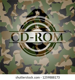 CD-ROM camouflage emblem