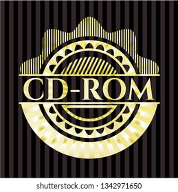 CD-ROM golden badge