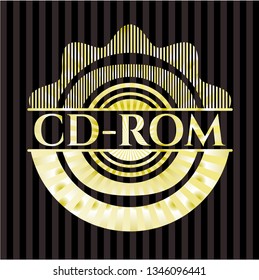 CD-ROM shiny badge