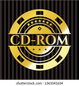 CD-ROM shiny badge
