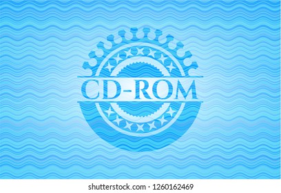 CD-ROM water representation emblem.