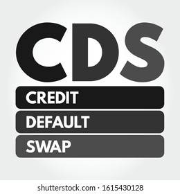 Cds Credit Default Swap Acronym Business Stock Vector Royalty Free 1615430128