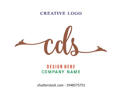 CDS lettering logo is simple, easy to understand and authoritative