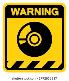 Cds Warning Sign, Vector Illustration, Isolate On White Background Label.EPS10