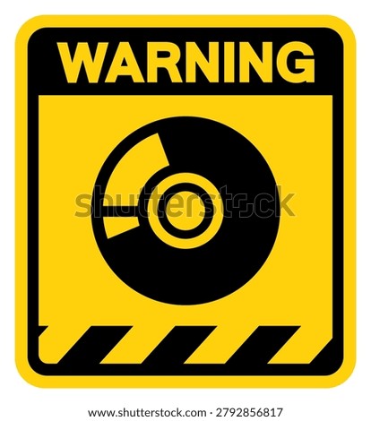Cds Warning Sign, Vector Illustration, Isolate On White Background Label.EPS10