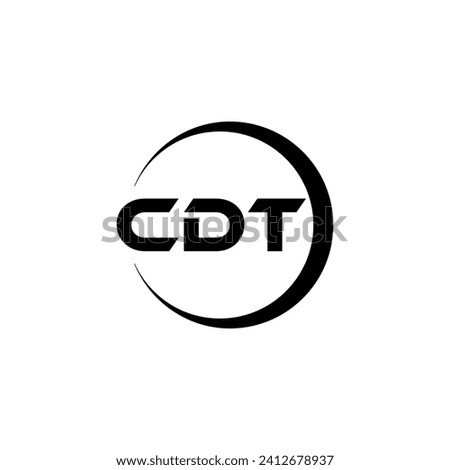 CDT Letter Logo Design, Inspiration for a Unique Identity. Modern Elegance and Creative Design. Watermark Your Success with the Striking this Logo.
