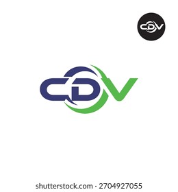 CDV Logo Letras Iniciales Siglas