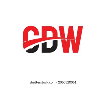 CDW Letter Initial Logo Design Vector Illustration