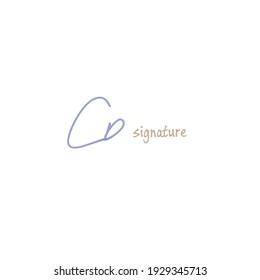 CE C D Initial handwriting or handwritten logo for identity
with beauty monogram and elegant logo design