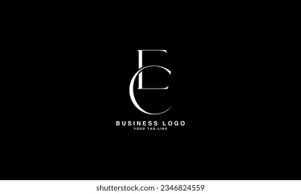 CE, EC, Abstract Letters Logo Monogram