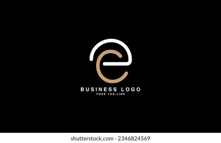 CE, EC, Abstract Letters Logo Monogram