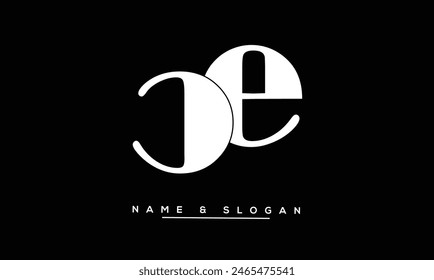 CE, EC Abstract Letters Logo Monogram