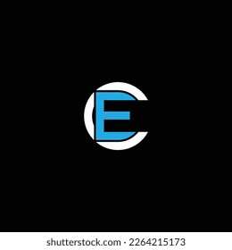 CE or EC abstract outstanding professional business awesome artistic branding company different colors illustration logo