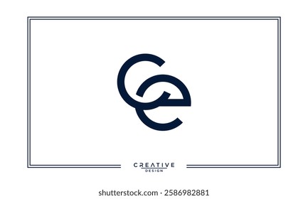 CE, EC, C, E, Abstract Letters Logo Monogram