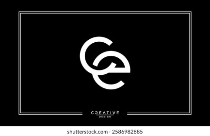 CE, EC, C, E, Abstract Letters Logo Monogram