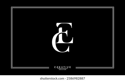 CE, EC, C, E, Abstract Letters Logo Monogram