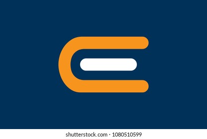 CE EC letter initial Unique Logo Design
