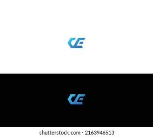 Ce And EC  Letter Logo Design vector Template