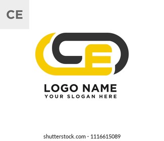 CE initial logo template vexctor
