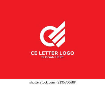 CE Letter Logo Design - Modern and Clean CE Letter Logo Design