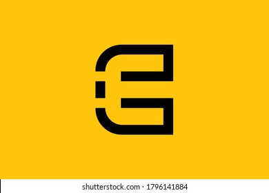 CE letter logo design on luxury background. EC monogram initials letter logo concept. CE icon design. EC elegant and Professional letter icon design on background. C E