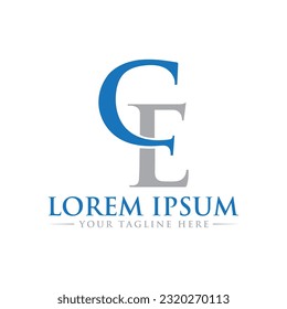 Logo-Design des CE-Briefes einzigartig und modern 