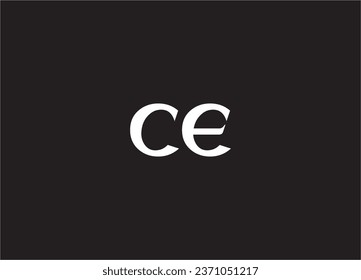 ce letter logo and monogram design