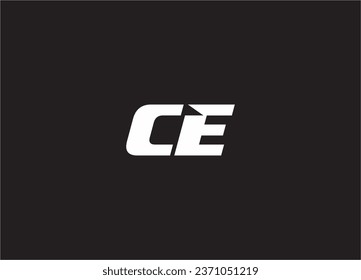 Logodesign für E-Buchstaben und Monogramm